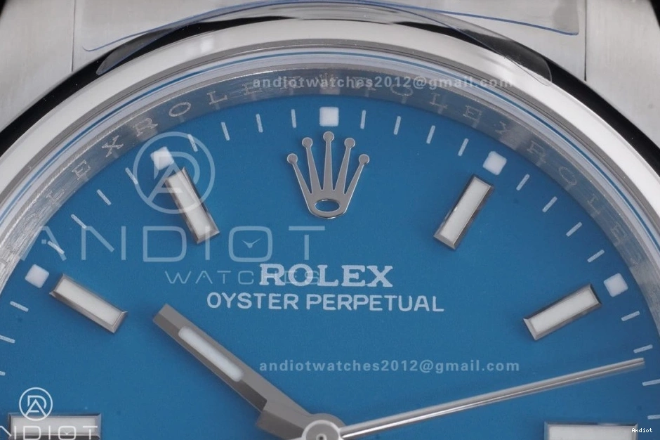 36mm VR3230 1:1 Edition Blue Dial Perpetual Best 126000 Oyster 904L KRF New Steel 0204